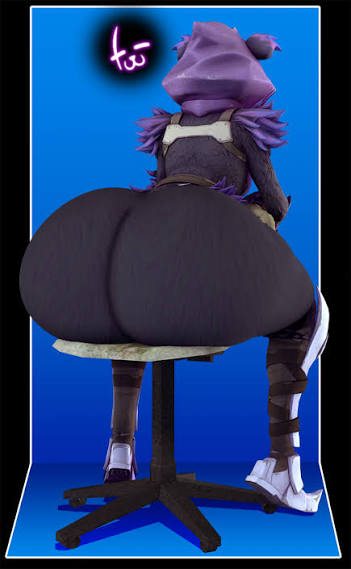 1girls, ass focus, big ass, big butt, curvy, curvy figure, female, female focus, fortnite, huge ass, raven team leader, rear view, sitting, sitting on chair, tagme, thick ass, thick thighs