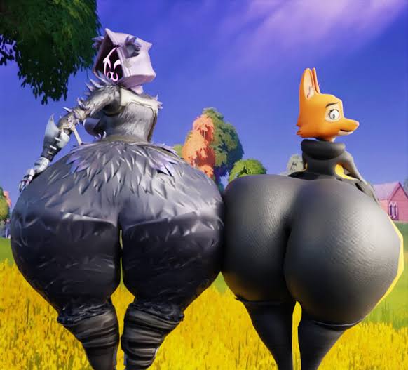 1girls, ass, ass bigger than head, ass cleavage, ass comparison, ass focus, ass to ass, big ass, big butt, bodysuit, curvy, curvy figure, diane foxington, female, female focus, fortnite, huge ass, image artifacts, jpeg, raven team leader, rear view, tagme, the bad guys, thick ass, thick thighs
