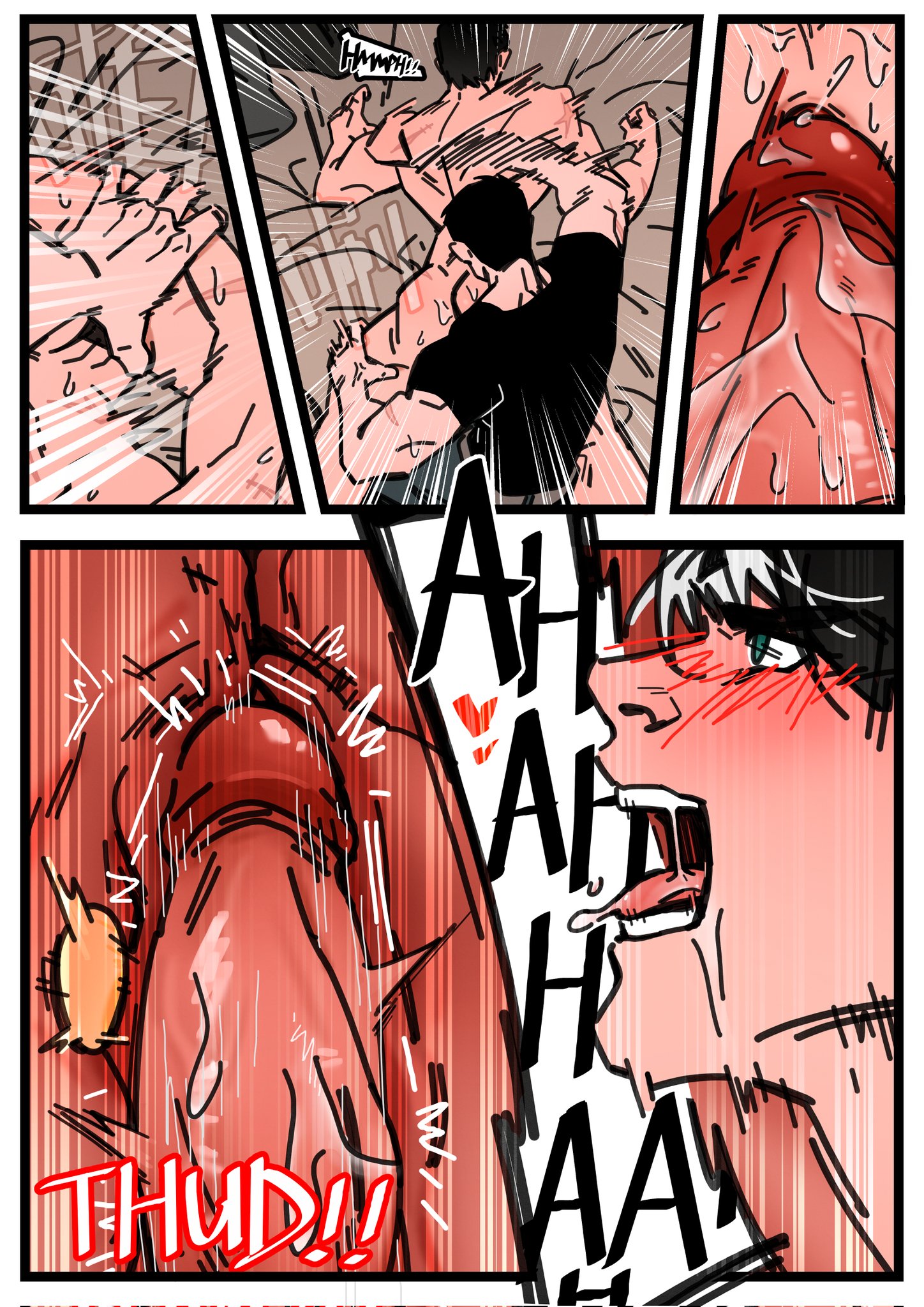 2boys, age difference, anal, anal sex, artist request, batcest, batman (series), bratty submissive, bruce wayne, clothed, clothed male, clothed male nude male, comic page, dc, dc comics, dirty talk, erection, father and son, flushed, flushed face, gay, gay sex, incest, jason todd, large penis, male, male only, male penetrated, male/male, mature male, muscular bottom, naked, nude, nude male, on bed, part 4, part of a series, prostate, prostate orgasm, prostate stimulation, sex from behind, tagme, taunting, white streak