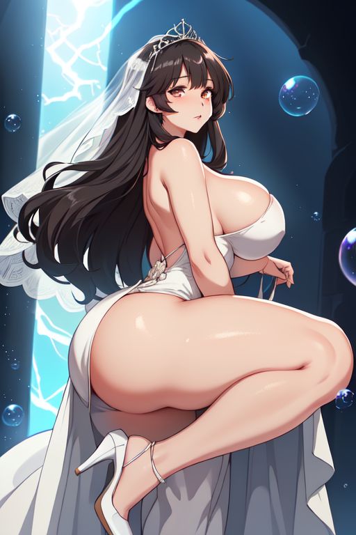 1girls ai_generated big_breasts black_hair breasts bride bubble_butt busty calves child_bearing_hips cleavage curvaceous curvy curvy_female curvy_figure dress fat_thighs female female_only heels high_heels hourglass_figure huge_ass huge_breasts huge_thighs long_hair looking_at_viewer massive_thighs milf original pale-skinned_female pale_skin showing_off slanted_eyes solo solo_female spankable spankable_ass thick_thighs thighs thixies thunder_thighs thunderthighs tiara voluptuous voluptuous_female wedding_dress white_dress white_heels wide_hips wife