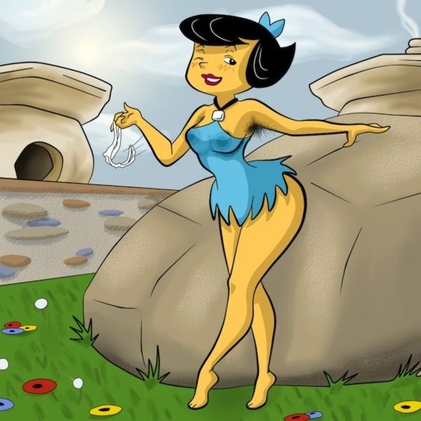 armpit_hair betty_rubble female female_armpit_hair female_only hair hairy hanna-barbera human solo the_flintstones