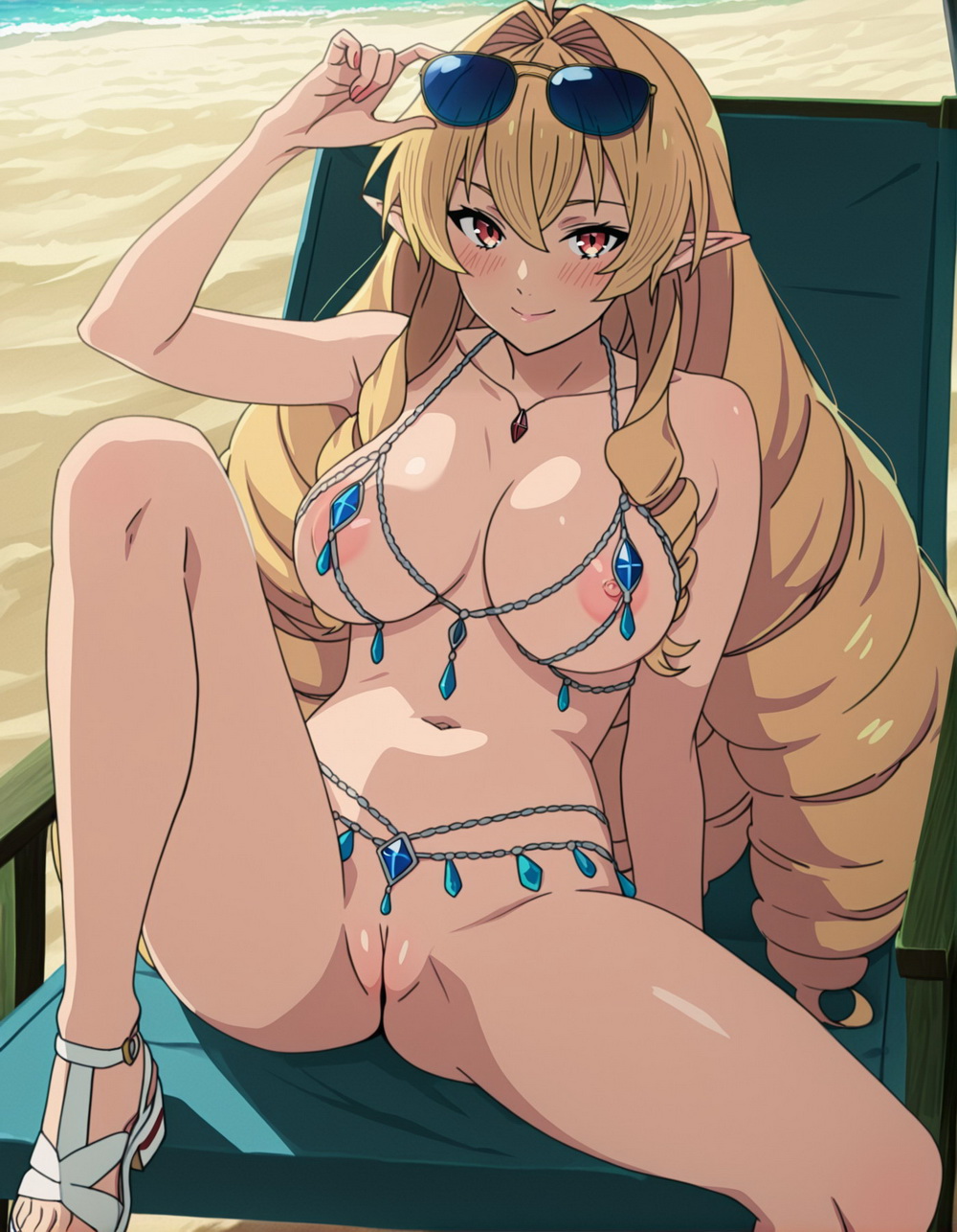 ai assisted, ai generated, coug, elinalise dragonroad, mushoku tensei, stable diffusion