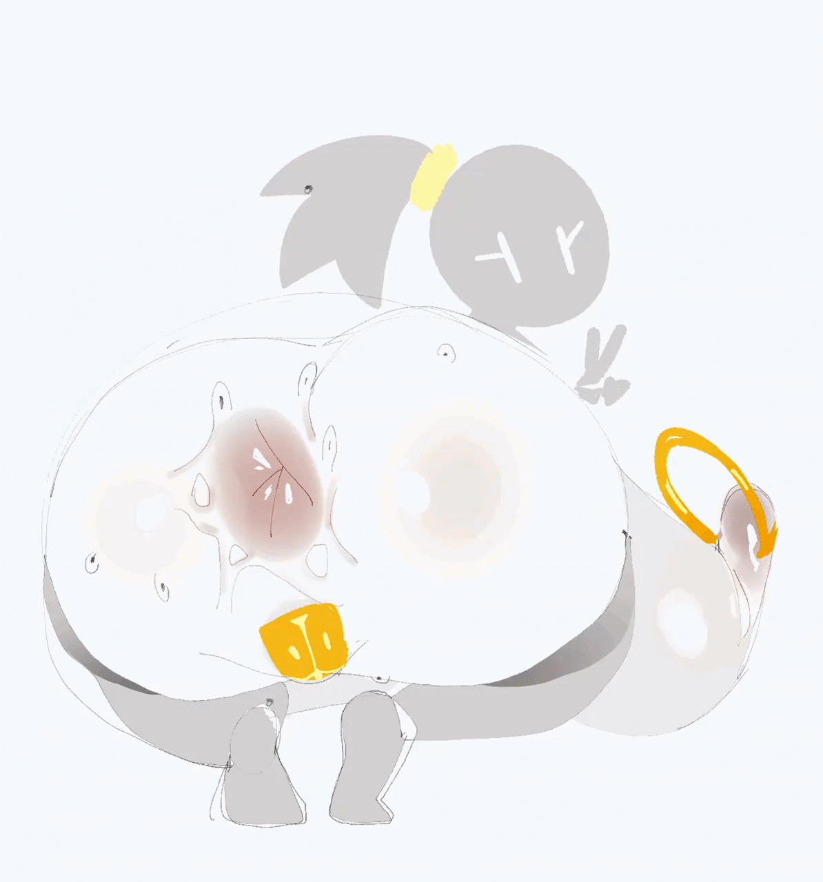1girl, 2d, animated, animated gif, anus, ass, clapping ass, clapping cheeks, ejaculate, ejaculating, ejaculating cum, ejaculation, female, female focus, gif, goatboydraws, heart symbol, image, implied male, implied masturbation, jiggle physics, mob face, presenting, presenting anus, presenting ass, presenting butt, presenting hindquarters, presenting pussy, tagme, tagme (character), twerking, twerking position