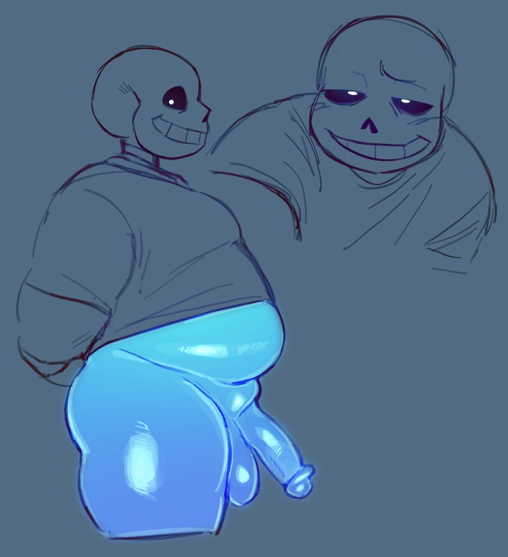 averrbaverr, chubby male, ectobody, ectopenis, male, male only, sans, shirt, shirt lift, skeleton, smiling at viewer, undertale, undertale (series)