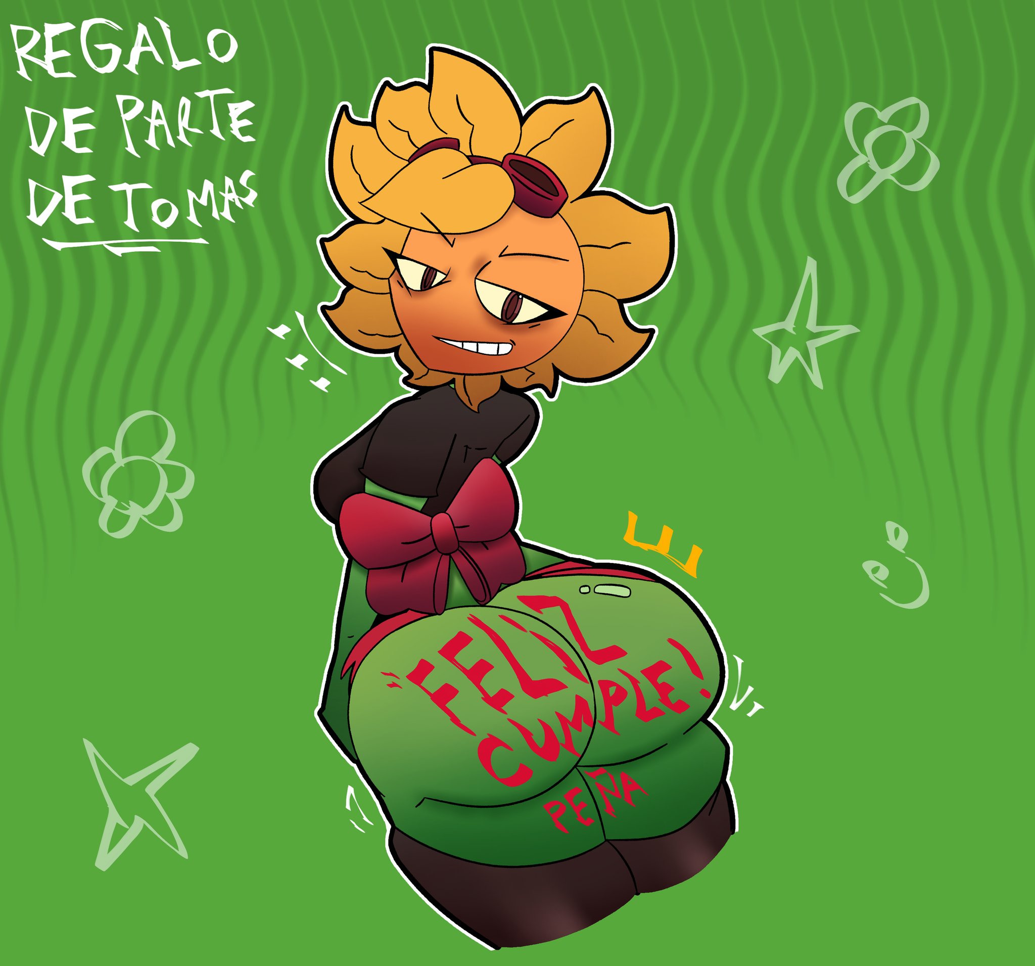1girls, anthro, anthrofied, ass, breasts, female, flora fauna, plant, plant girl, plant humanoid, plantie, plants vs zombies, plants vs. zombies, popcap games, pussy, solar flare (pvz), sunflower (pvz), tomasanimador
