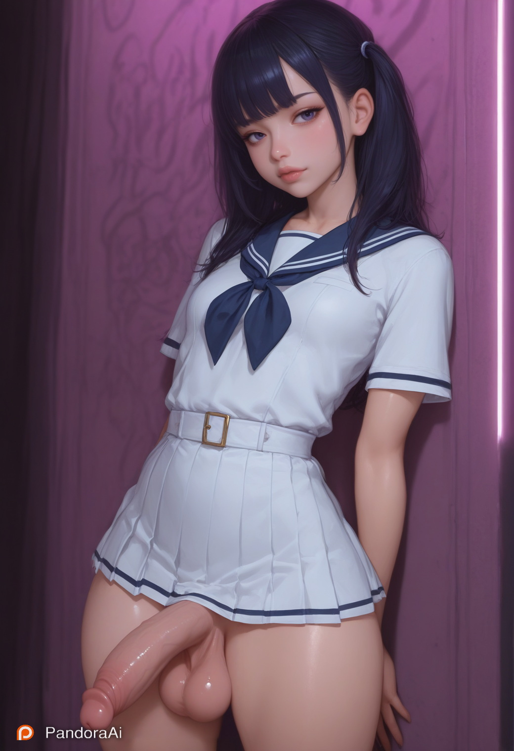 1boy, 1femboy, ai generated, artist name, artist upload, balls, balls worship, big balls, big cock, big hips, big penis, big testicles, black hair, boy, breasts, club, cock worship, cute, cute expression, cute eyes, cute face, cute male, femboy, flashing, flat chested, graffiti, hair, half-erect, hanging balls, hi res, huge balls, huge cock, huge hips, huge penis, huge testicles, huge thighs, long penis, male, male only, more at source, neon lights, pale, pale body, pale skin, pale-skinned femboy, pale-skinned male, pandora, patreon, penis, penis worship, presenting, presenting penis, puffy lips, restroom, saggy, saggy balls, school uniform, schoolgirl, skirt, skirt lift, slim waist, small breast, small breasts, smooth balls, smooth penis, smooth skin, standing, testicles, thick balls, thick cock, thick hips, thick penis, thick thighs, trap, twintails, white shirt, white skin, white skirt