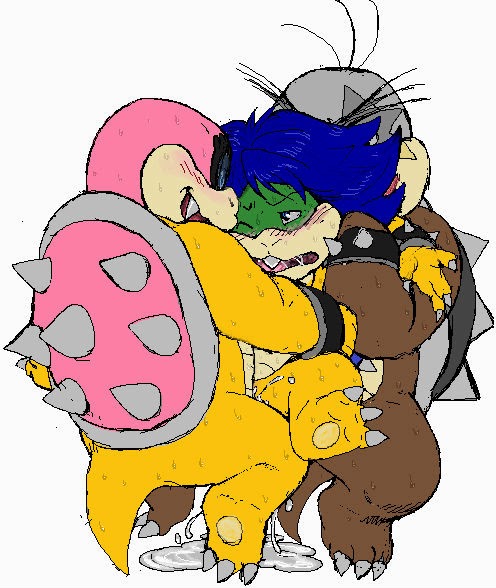 3boys cum full_body gay group group_sex koopa koopaling koopalings ludwig_von_koopa male male_only mario_(series) mmm_threesome morton_koopa_jr. multiple_boys nintendo roy_koopa scalie sex simple_background threesome video_games white_background yaoi zetsho