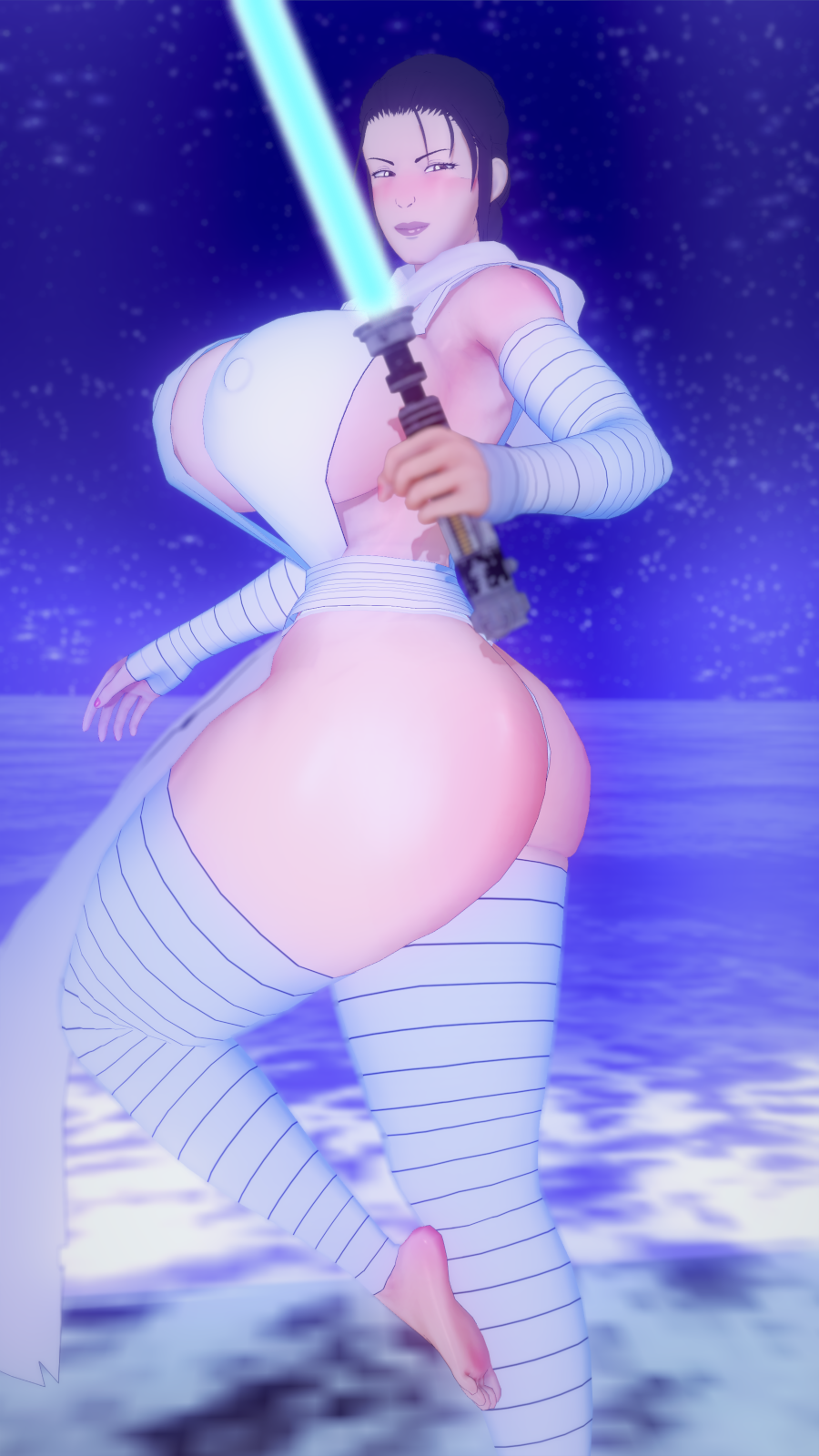 1girls 3d 3d_(artwork) ass athletic athletic_female big_ass big_breasts big_butt bottom_heavy breasts brown_hair bust busty chest cleavage curvaceous curvy curvy_figure eyebrows eyelashes eyes female female_focus fit fit_female hair hips hourglass_figure huge_ass huge_breasts human jedi kaoskatsu large_ass large_boobs large_breasts legs light-skinned_female light_skin lips lucasfilm mature mature_female nipple_bulge pokies rey rey_palpatine slim slim_waist star_wars the_force_awakens the_last_jedi the_rise_of_skywalker thick thick_hips thick_legs thick_thighs thighs toned toned_female top_heavy top_heavy_breasts upper_body voluptuous voluptuous_female waist wide_hips