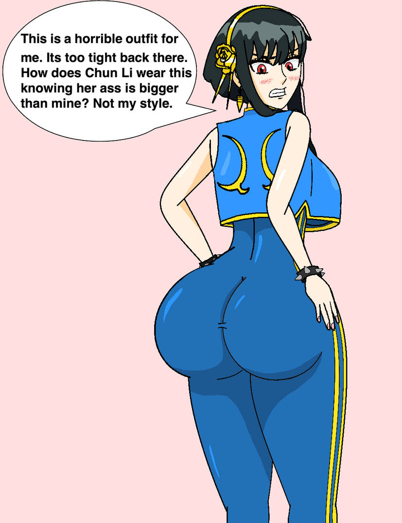 1female 1girls 2023 ass ass_bigger_than_head ass_focus assassin big_ass big_booty big_butt black_hair black_hair_female blue_bodysuit blush blush_lines bubble_ass bubble_butt chun-li chun-li_(cosplay) clothed clothed_female clothes clothing complaining crossover curvaceous curvaceous_body curvaceous_female curvaceous_figure curvaceous_hips curvy curvy_body curvy_female curvy_figure curvy_hips curvy_thighs dat_ass dialogue embarrassed embarrassed_female embarrassing english english_dialogue english_text female female_focus female_human female_only female_solo gritted_teeth holding_hips hourglass_figure long_black_hair looking_at_ass looking_at_own_ass looking_at_own_butt looking_back red_blush red_blush_lines red_eyes round_ass round_butt shiny shiny_ass shiny_body shiny_breasts shiny_butt shiny_clothes shiny_hair shiny_skin skyfall1999 speech_bubble spiked_bracelet spy_x_family street_fighter street_fighter_6 teeth thick thick_ass thick_body thick_breasts thick_butt thick_hips thick_legs thick_lips thick_thighs thighs thorn_princess underboob yor_briar yor_forger