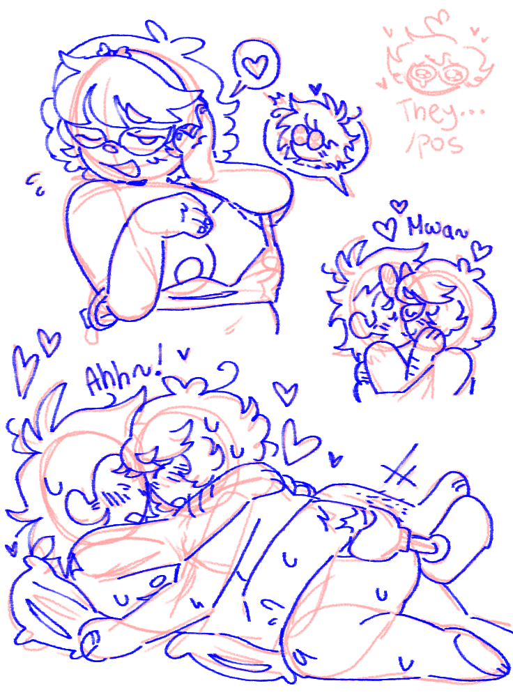 1boy 1girls affectionate aunt_arctic big_breasts blush bra_down chubby_female club_penguin curly_hair d0ttie_h0rnie_(artist) doodles embarrassed female floating_hearts gary_the_gadget_guy gijinka glasses hairy_male headband humanized kissing married_couple messy_hair moaning moaning_in_pleasure painted_nails pillows prosthetic_leg scars sweating text wedding_ring wholesome