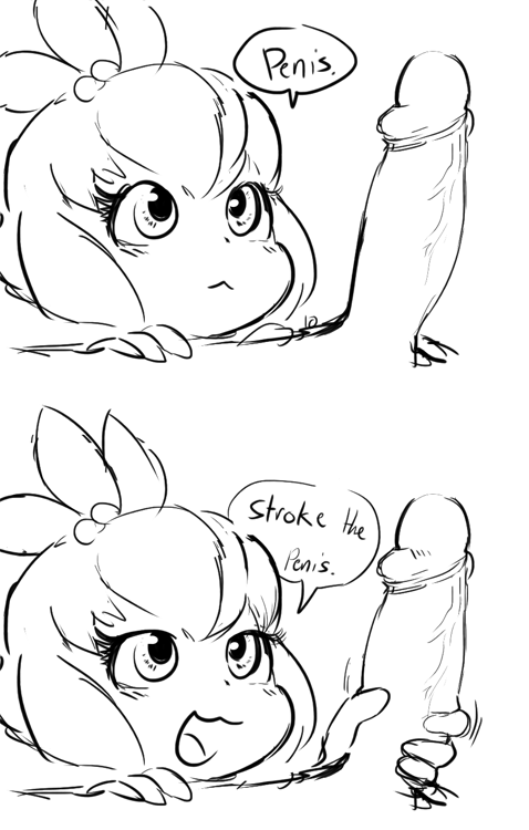 2015 camerupt character_request comic cute doodle erection female handjob male monochrome nintendo penis pokemon sketch tingtongten