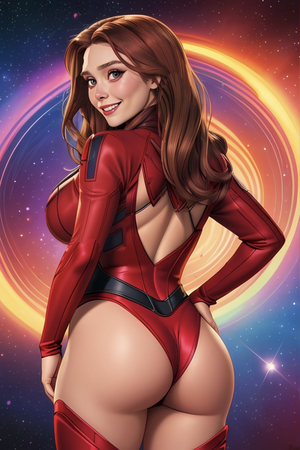 ai generated, avengers, female, marvel, marvel cinematic universe, marvel comics, mutant (marvel), scarlet witch, superheroine, tagme, wanda maximoff, x-men