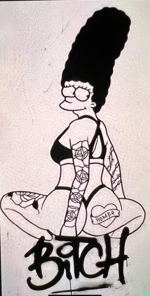 20th_century_fox anaconda anaconda_pose ass female marge_simpson solo tagme the_simpsons