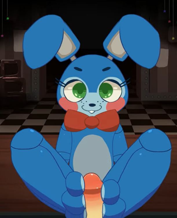 blush bowtie bunny_feet bunny_girl cowgirl_position cute defeat dominated feet feet_on_penis female female_on_top five_nights_at_freddy's foot_fetish foot_on_penis footjob game_over girl green_eyes pawjob paws paws_on_penis robot submissive_pov toes toy_bonnie_(fnaf)