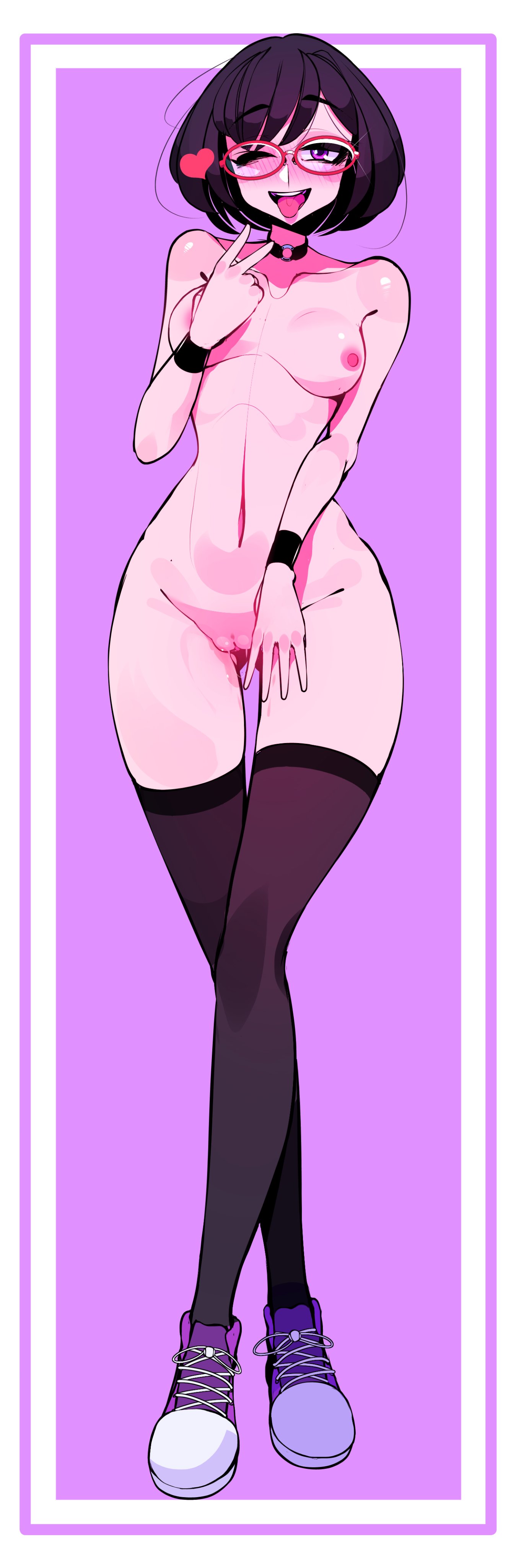 breasts latam_virtual_youtuber misavt nude nude_female pussy pussy_juice sachiko tongue_out virtual_youtuber vtuber