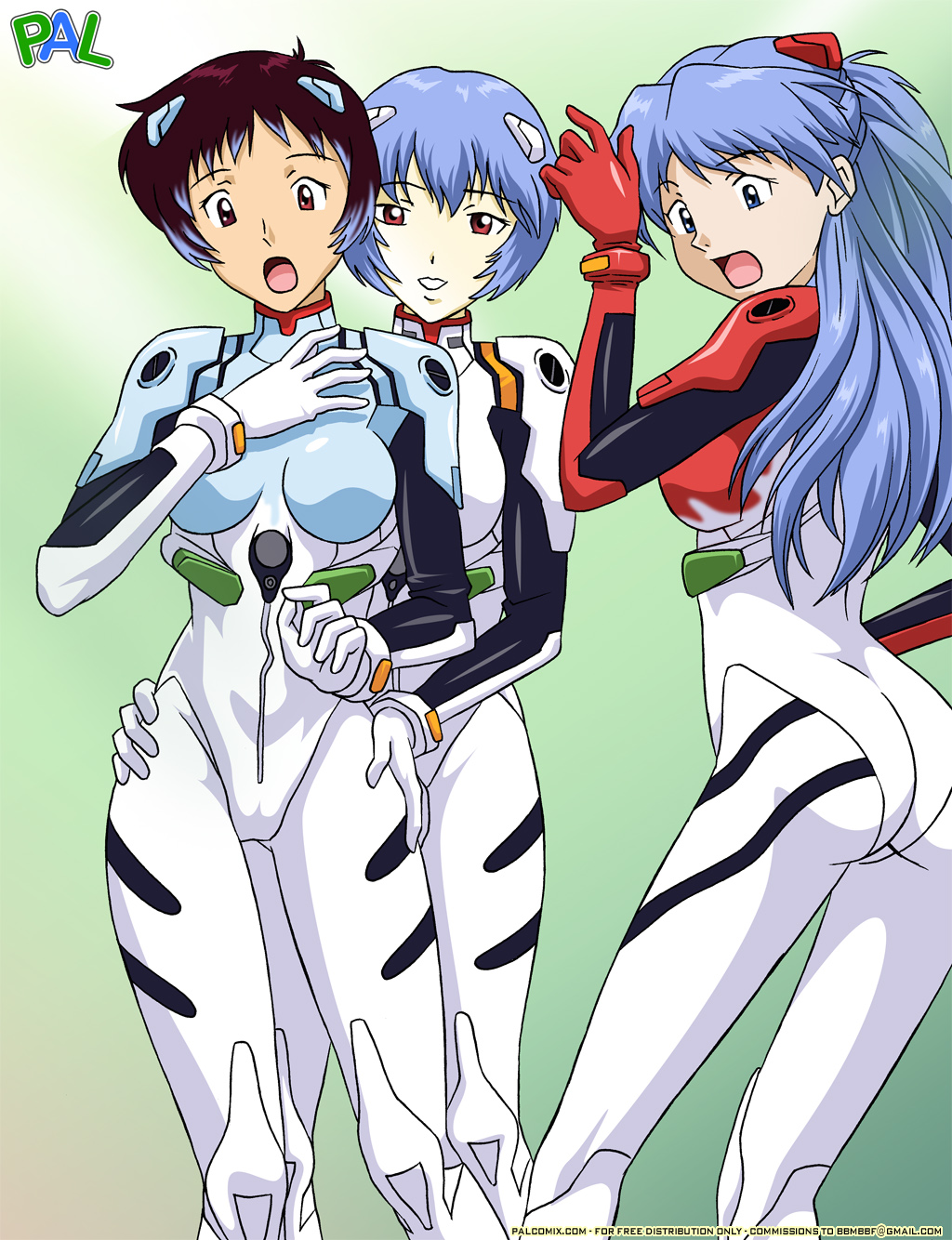 ass ass_expansion assimilation asuka_langley_sohryu bbmbbf black_hair bodysuit breast_expansion breasts corruption female female_shinji gainax gender_transformation genderswap genderswap_(mtf) hair_color_change hair_growth human interface_headset large_ass large_breasts light-skinned_female light_skin mid-transformation mindbreak mtf_transformation neon_genesis_evangelion pilot_suit plugsuit rei_ayanami shinji_ikari short_hair thick_thighs thigh_expansion transformation wide_hips