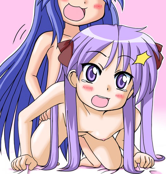 female implied_futanari kagami_hiiragi konata_izumi lucky_star multiple_girls tagme yuri