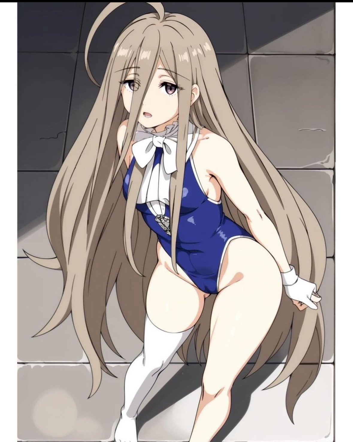 ai generated, ai hands, female, sense (sousou no frieren), sousou no frieren, swimsuit, swimwear