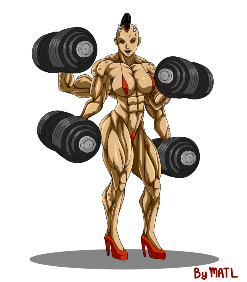 abs biceps breasts female matl mortal_kombat muscles muscular muscular_arms muscular_female muscular_legs muscular_thighs pecs sheeva weights