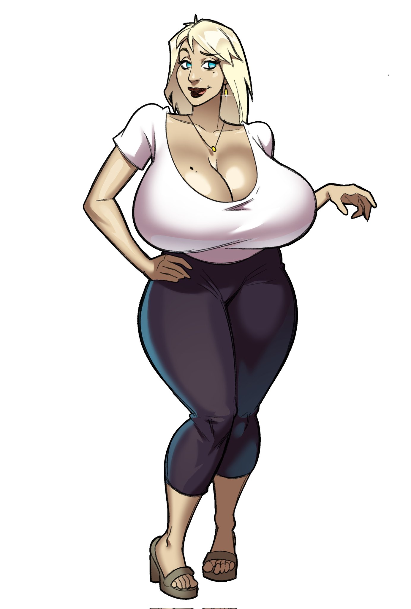 1girls, ass, big ass, big breasts, breasts, bust, busty, chest, cleavage, curvaceous, curvy, curvy figure, digital media (artwork), female, female focus, high heels, hips, hourglass figure, huge ass, huge breasts, human, iacolare, jacogram, karla (jacogram), large ass, large breasts, legs, light skin, light-skinned female, lips, mature, mature female, original, original character, short hair, slim waist, thick, thick hips, thick legs, thick thighs, thighs, voluptuous, voluptuous female, waist, wide hips