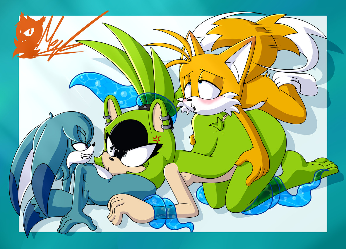 2 tails, 2d, angry, annoyed, anthro, anthro on anthro, anthro penetrated, anthro penetrating, anthro penetrating anthro, bound, canid, canine, female, forced, fox, idw comics, idw publishing, kitsunami the fennec, male, mammal, meyk, miles tails prower, mobian, mobian (species), mobian tenrec, penis, sega, sex, sonic (series), sonic the hedgehog (comics), sonic the hedgehog (idw), sonic the hedgehog (series), surge the tenrec, tagme, tails, tails the fox