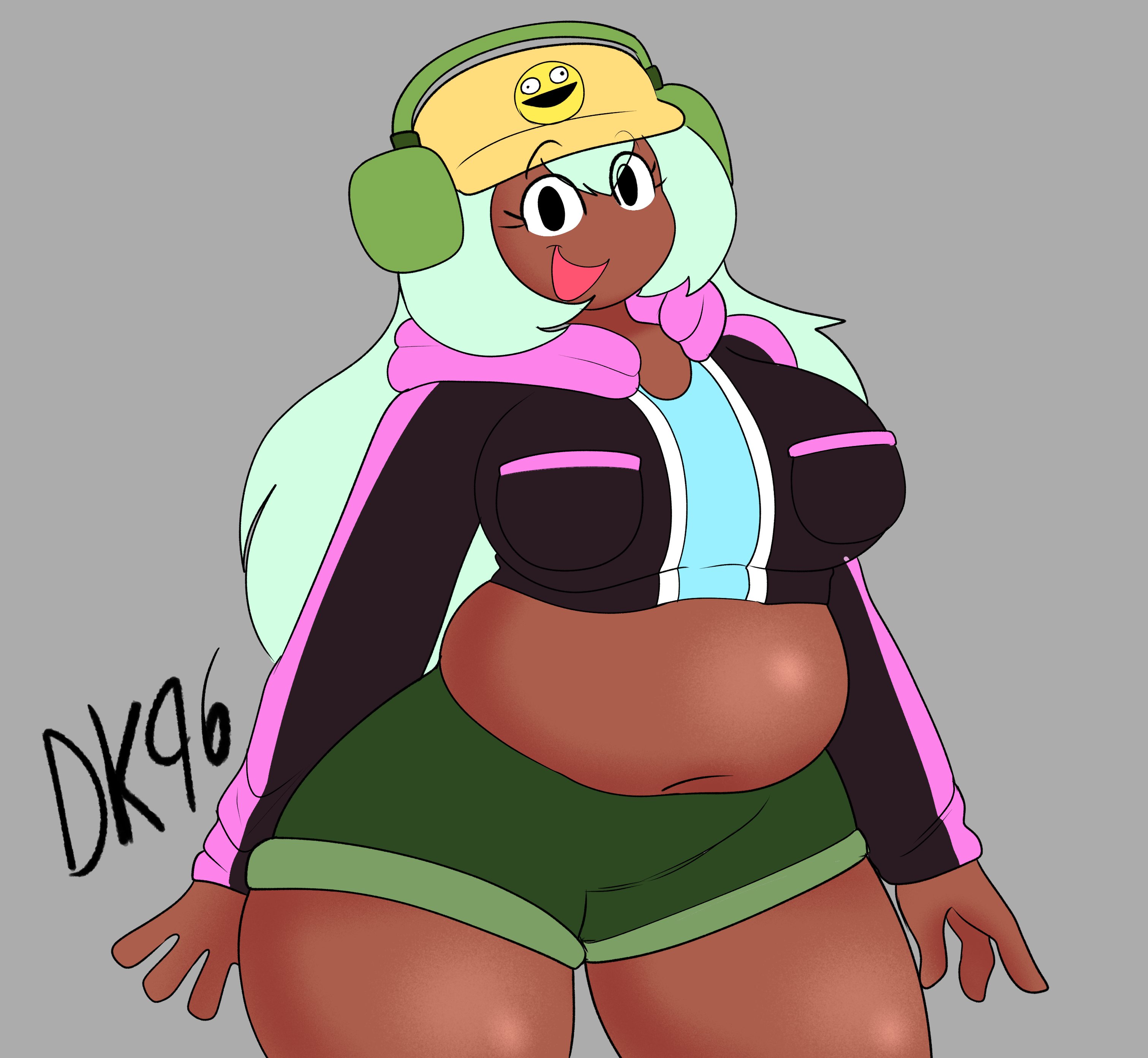 big belly, big breasts, big thighs, breasts, chubby female, daisykitty96, dolly dimpley, fan character, female, smiling friends