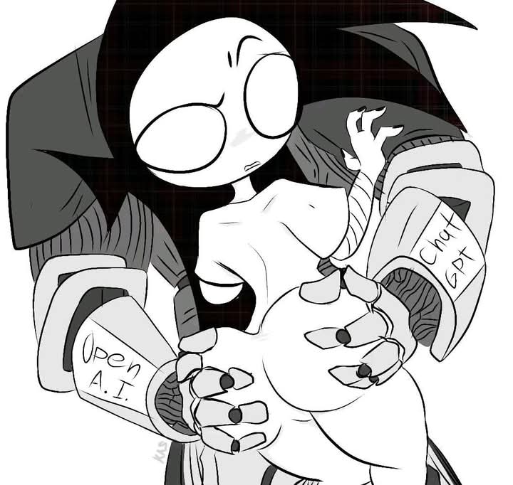 100_usd ai_generated big_eyes black_and_white bolivia bolivian_female chatgpt darodugo emo emo_fashion emo_girl emo_hair emo_haircut emo_hairstyle meme monochrome no_nos_importa_perdedor scene_(fashion) scene_girl scene_haircut shitpost stickman twitter x_(social_media) youtube youtube_hispanic