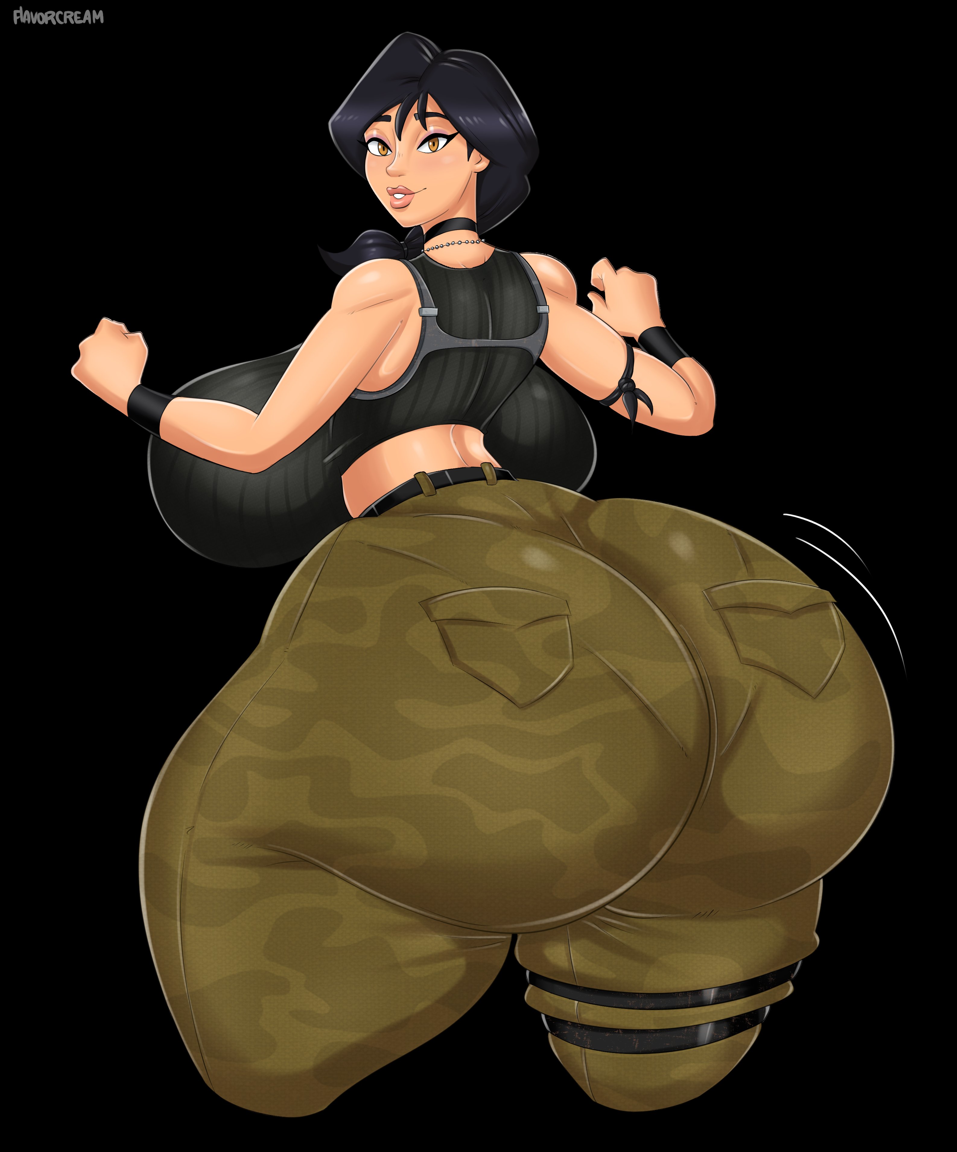 artist name, commission, epic games, female, flavorcream, fortnite, headhunter (fortnite), headhunter (fortnite) (model), tagme, twitter link