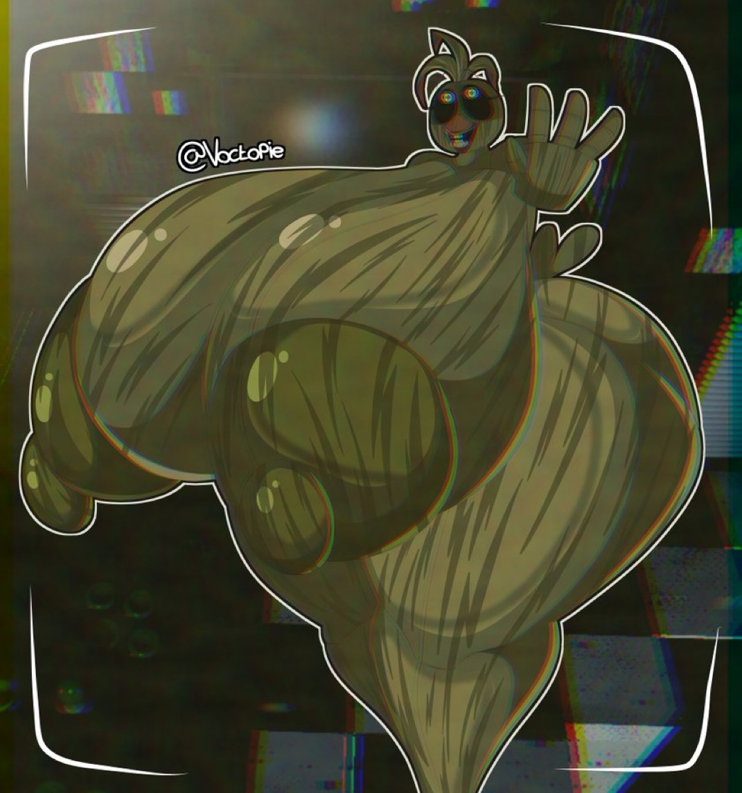 1girls, ass, ass bigger than head, ass focus, big ass, big breasts, big butt, big thighs, black eyes, breasts, breasts bigger than head, breasts out, chica (fnaf), curvaceous, curvaceous ass, curvaceous body, curvaceous female, curvaceous figure, curvaceous hips, curvaceous thighs, curves, curvy, curvy body, curvy female, curvy figure, curvy hips, dumptruck ass, dumptruck booty, dumptruck butt, fat ass, female, female focus, female only, five nights at freddy's, five nights at freddy's 3, fnaf, fnaf 3, furry, furry female, furry only, giant ass, giant breasts, giant thighs, gigantic ass, gigantic breasts, gigantic butt, gigantic thighs, green body, green skin, hand up, huge ass, huge breasts, huge butt, huge thighs, hyper, hyper ass, hyper balls, hyper butt, hyper thighs, large ass, large breasts, large butt, large thighs, looking at viewer, massive ass, massive breasts, massive butt, massive thighs, nude, nude female, phantom chica, phantom chica (fnaf), plump, plump ass, plump breasts, plump butt, plump thighs, solo, solo female, solo focus, thicc, thicc ass, thicc breasts, thicc thighs, thick, thick ass, thick butt, thick hips, thick legs, thick thighs, thighs, thighs bigger than head, tits bigger than head, tits out, voctopie, voluptuous, voluptuous body, voluptuous female, white pupils