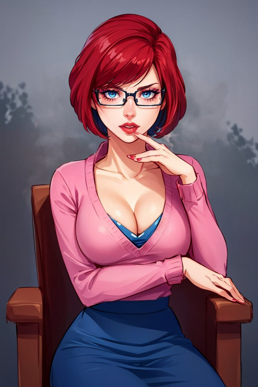 ai_generated big_ass big_breasts big_breasts clothing glasses hi_res huge_ass milf mommy nai_diffusion prostokvashino soyuzmultfilm stable_diffusion uncle_fyodor's_mother