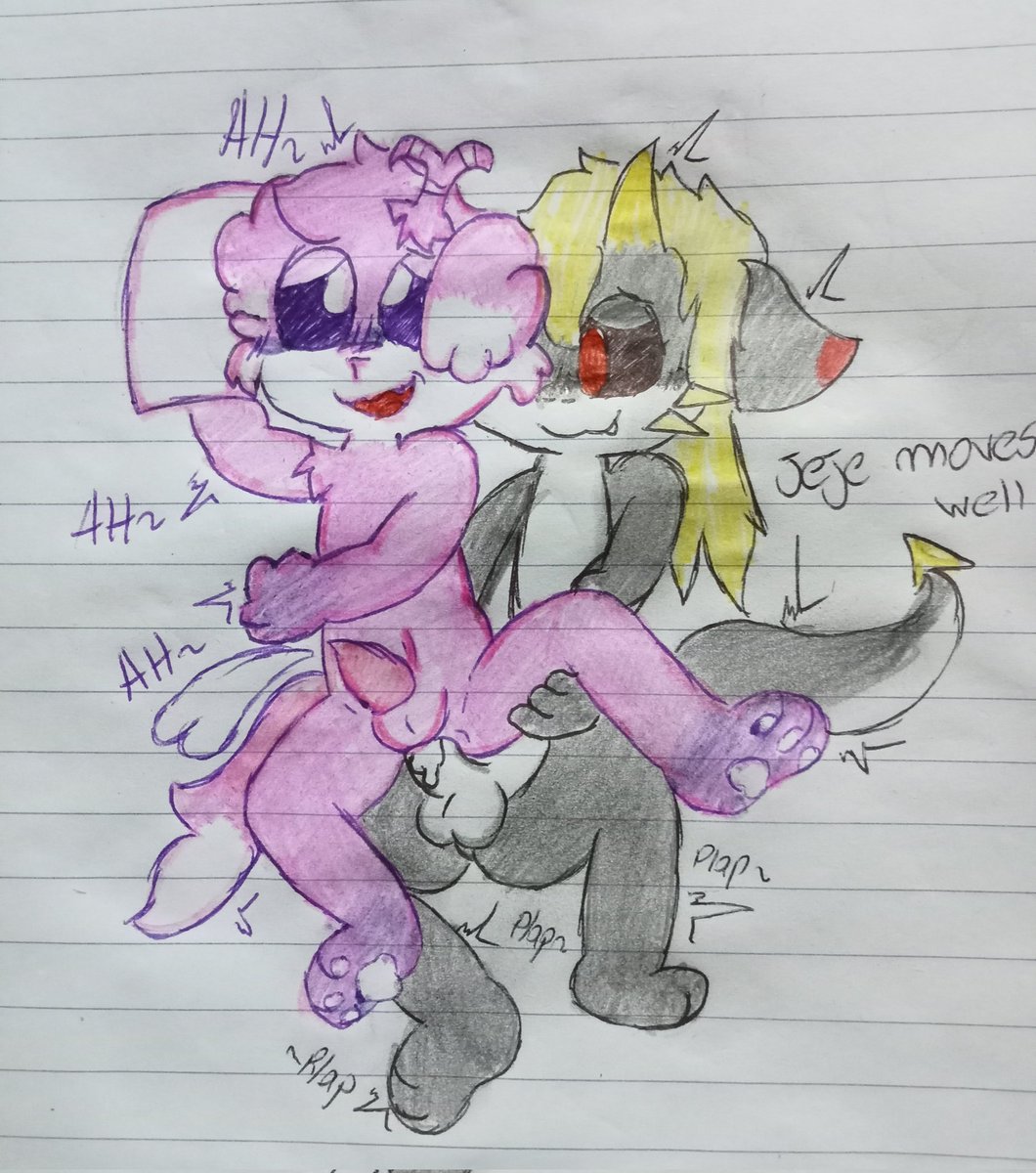 anthro anthro_on_anthro anthro_only black_sclera critters_(poppy_playtime) fruitfurdough furry_only no_humans oc ocs opstah opstah_(characters) poppy_playtime poppy_playtime_(chapter_3) sex smiling_critters tagme white_pupils