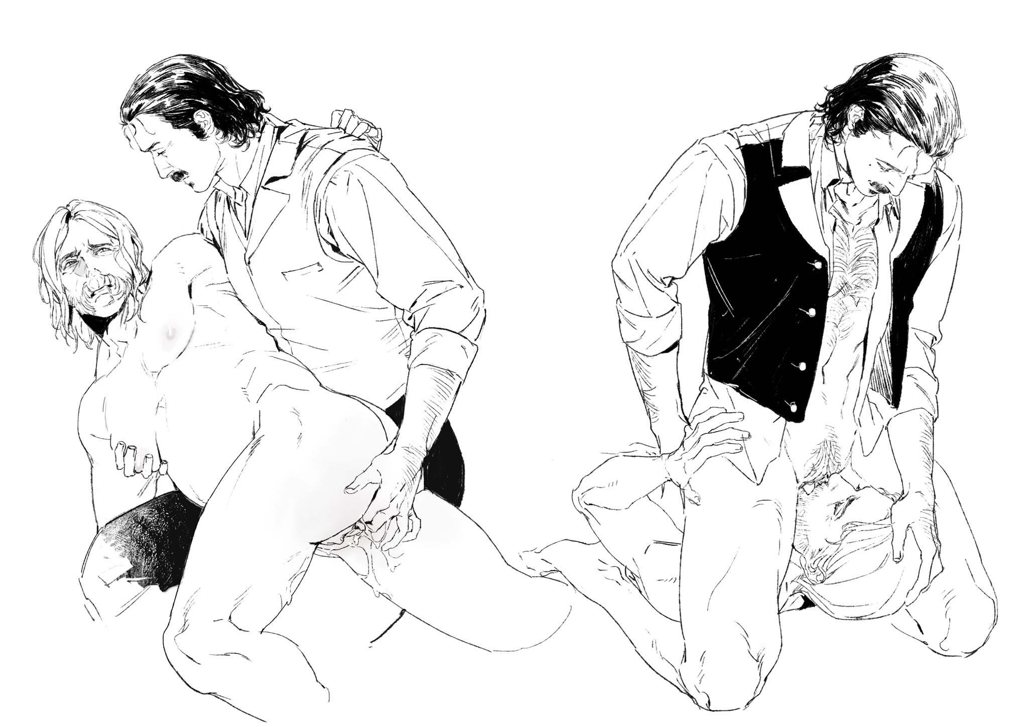 2cuntboys, 3boys, arm hair, arthur morgan, ass, beard, beard stubble, black and white, breasts, chest hair, chubby, chubby male, clit, clitoris, clothed, clothed male nude male, clothed/nude, couple, cum, cunnilingus, cuntboy, cuntboy penetrated, cuntboy/male, different poses, dominant, dominant male, duo, dutch van der linde, eating pussy, eee eeees, facesitting, facial hair, finger fuck, fingering, fingering partner, fingering pussy, gay, gay male, hair, hairy, hairy chest, hairy male, hairy pussy, holding, intersex, laying down, laying on side, love, making love, male, male only, man boobs, micah bell, monochrome, moobs, moustache, muscles, muscular, muscular male, nipples, nude, nude cuntboy, nude male, open mouth, oral, oral sex, pseudo incest (lore), pubic hair, pussy, pussy ejaculation, pussy hair, pussy juice, pussy juice drip, pussy lips, red dead redemption (series), red dead redemption 2, romantic, sitting on face, small breasts, submissive, submissive male, touching breast, touching pussy, trans man, transmasc, vaginal penetration, yaoi