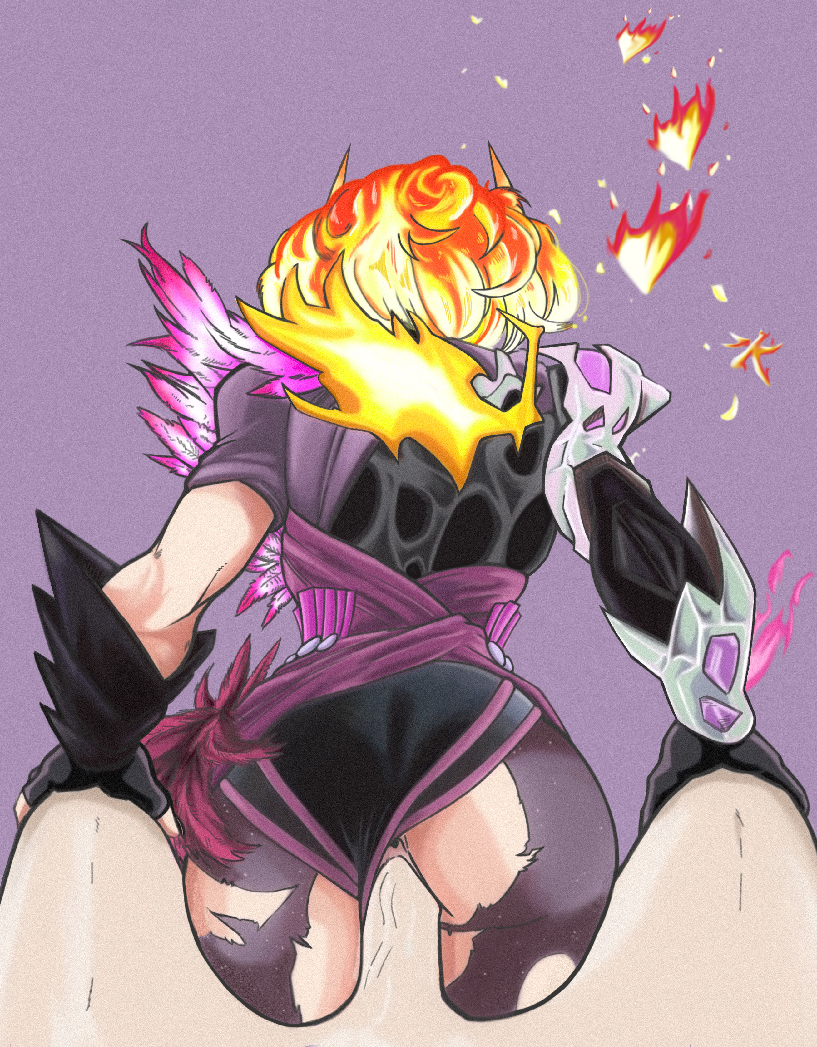 1boy, 1boy1girl, 1girls, clothed, clothed sex, female, jean grey, leotard aside, male, marvel, marvel comics, marvel rivals, mizutori, mizutori (artist), panties aside, phoenix, phoenix (chaos phoenix), phoenix (marvel rivals), phoenix (x-men), reverse cowgirl position