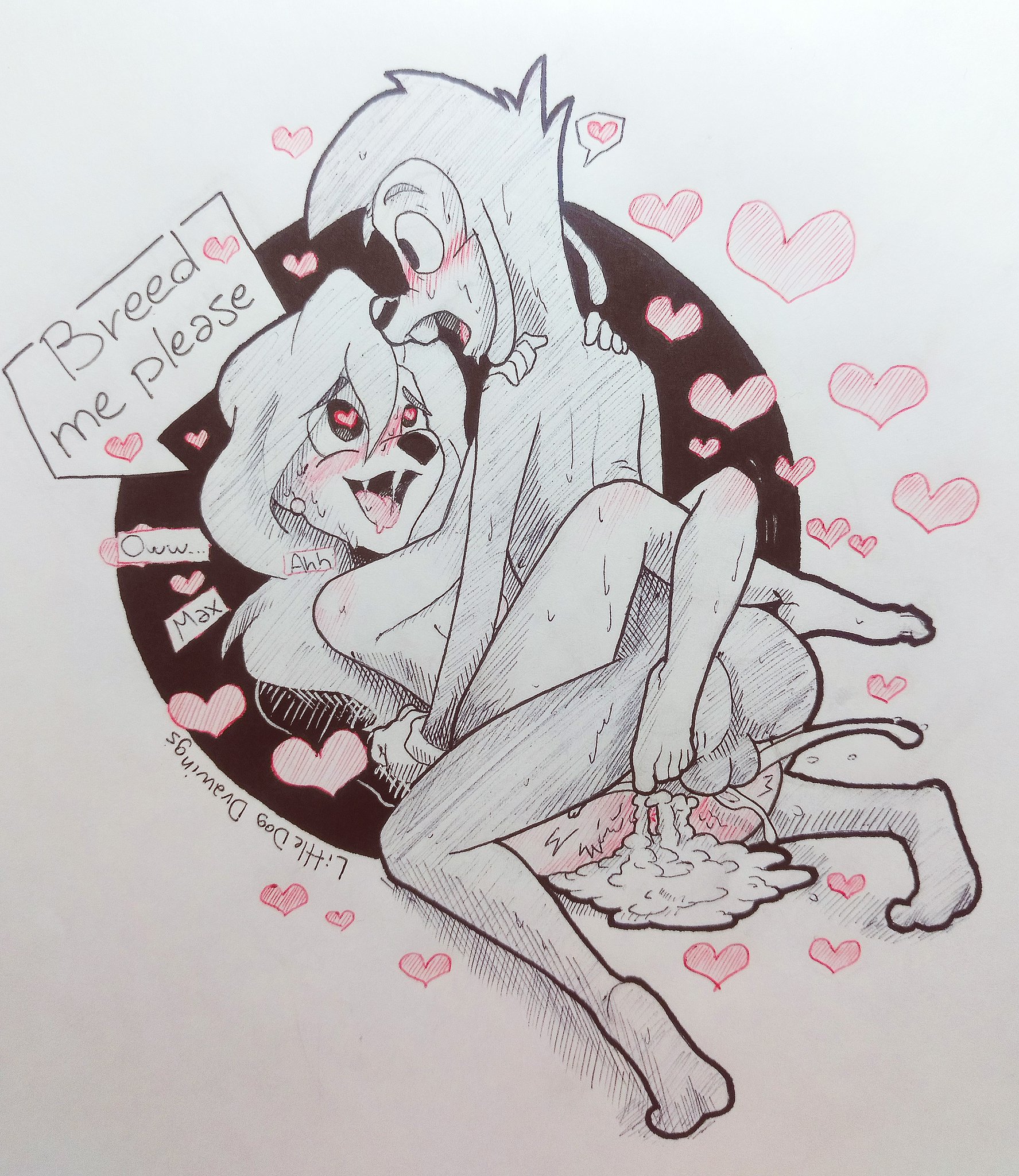 <3 eyes, 1girls, 2019, absurd res, anthro, anthro on anthro, anthro only, anthro penetrated, anthro penetrating, anthro penetrating anthro, ass, backsack, balls, ballsack, bodily fluids, canid, canine, canis, cum, cum in pussy, cum inside, cum inside pussy, cum splatter, disney, domestic dog, duo, excessive cum, excessive genital fluids, female, female penetrated, from front position, fucked silly, genital fluids, genitals, goof troop, heart, heart eyes, heart symbol, hi res, impregnation request, leaking cum, legs around partner, littledog, love, lying, male, male penetrating, male penetrating female, male/female, mammal, max goof, missionary, missionary position, nude, on back, pen (artwork), penetration, penile, penile penetration, penis, penis in pussy, pussy, roxanne (goof troop), sex, sweat, table lotus, table lotus position, tagme, teenage boy, teenage girl, traditional media (artwork), vaginal penetration, wholesome