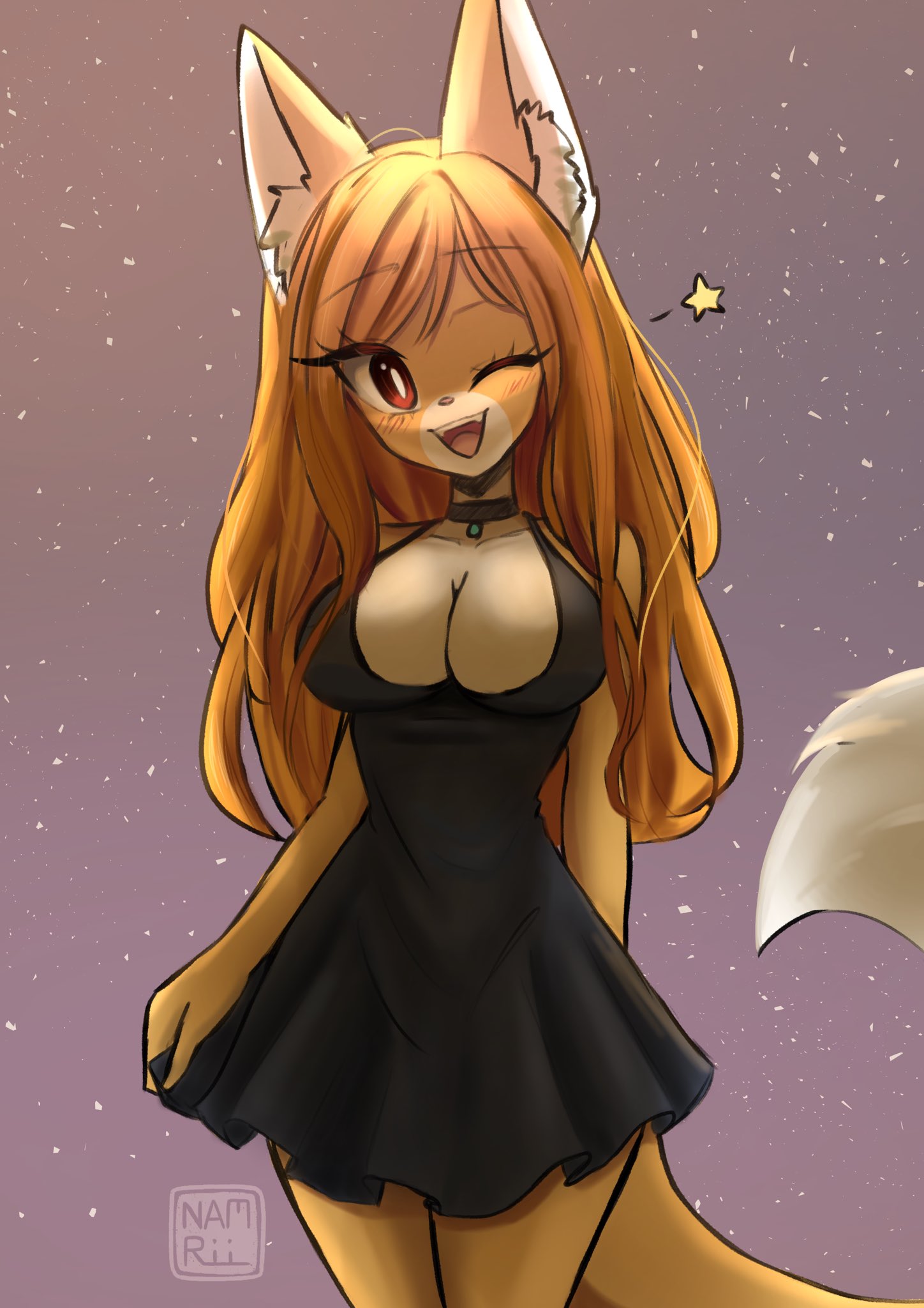 bright_(namrii_) fox namrii_ oc tagme