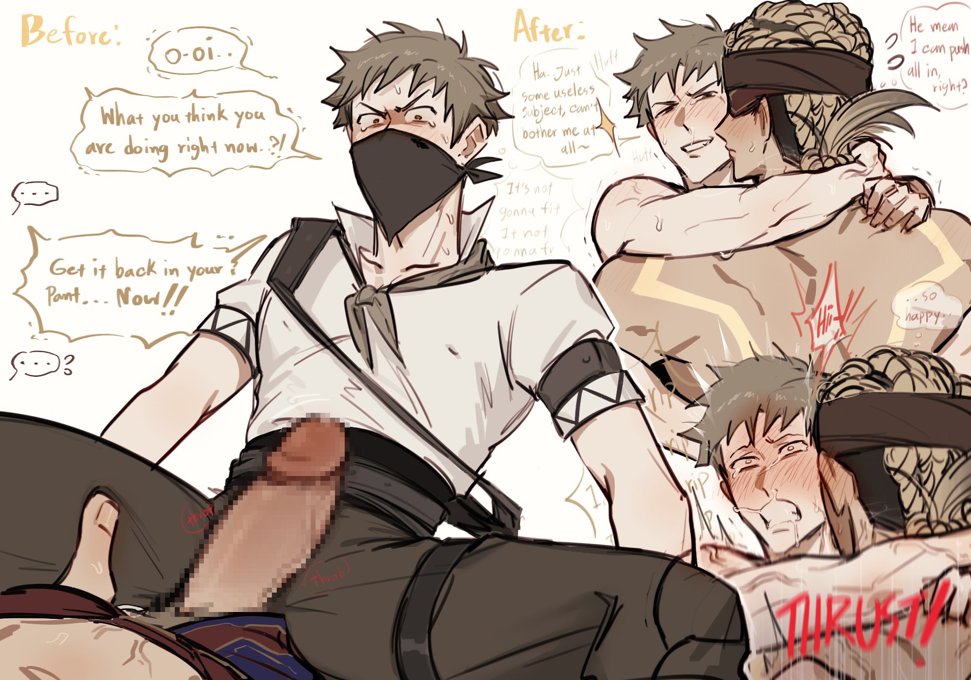 gay, gay male, genshin impact, male only, npc, npc (genshin impact), tagme, yaoi