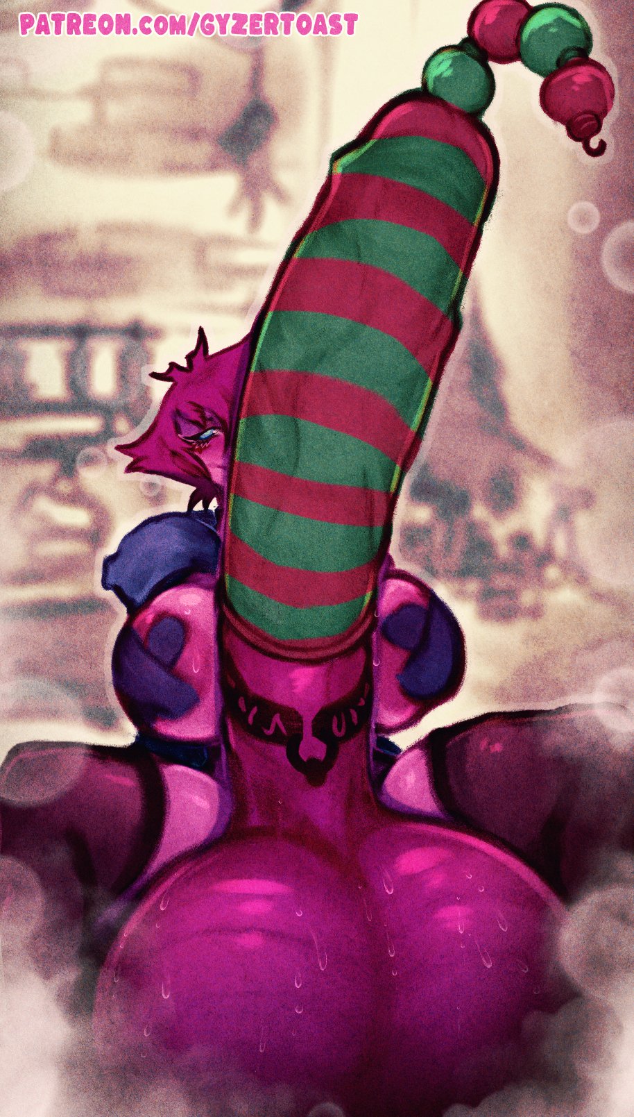 1futa, beads, breasts, christmas, christmas ornaments, christmas stocking, clothed, clothed futa, cock ring, cock sock, cross pasties, futanari, gigantic balls, gigantic penis, gyzertoast, huge balls, huge breasts, huge cock, hyper balls, hyper penis, legs spread, nipple pasties, pasties, penis, penis bigger than body, penis clothing, pink hair, pink skin, solo, solo futa, sophie (gyzertoast), steamy, sweat, sweaty balls, testicles, thighhighs, urethral, urethral beads, urethral insertion, useless clothing, x pasties