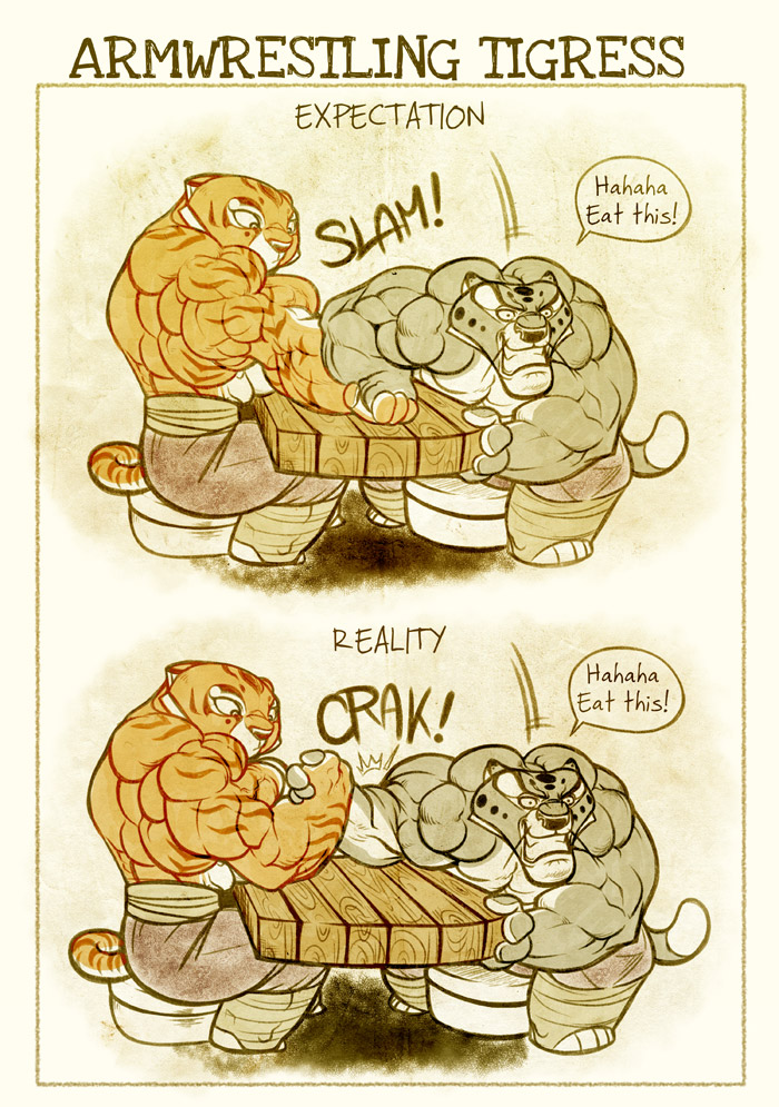 Master Tigress (Kung Fu Panda) Rule 34 Image