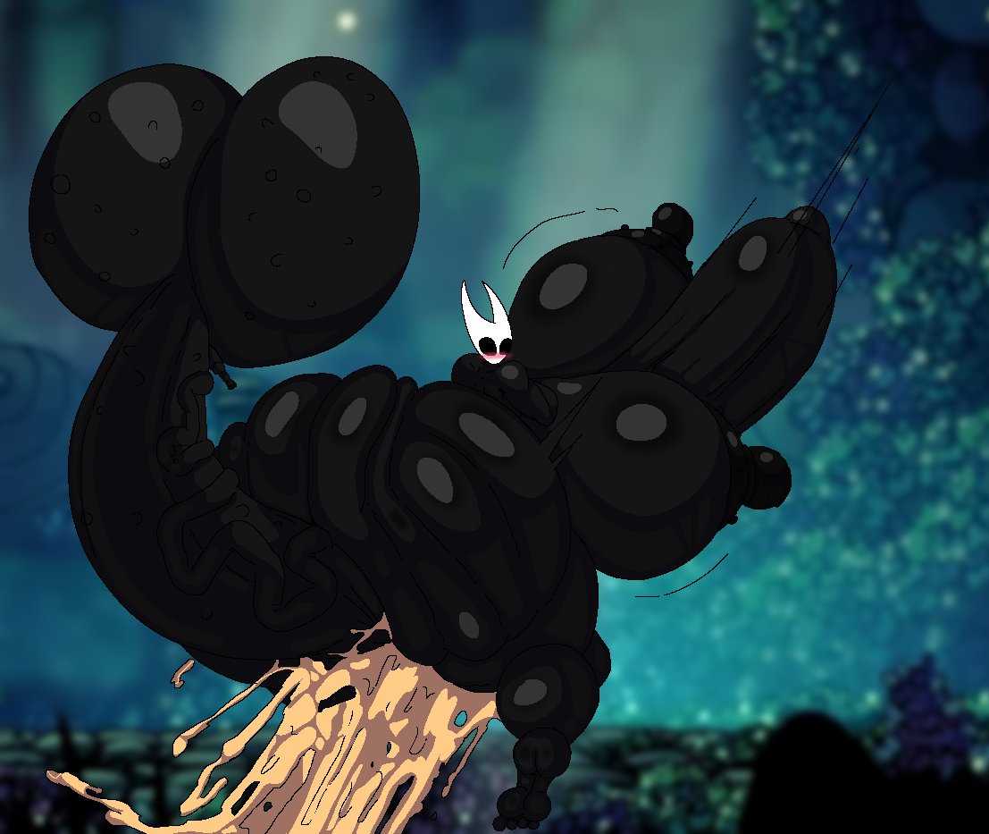big ass, big balls, big breasts, big penis, black body, cum, cum in pussy, cum inside, hollow knight, hornet (hollow knight), hyper, hyper ass, hyper balls, hyper breasts, hyper butt, hyper genitalia, hyper penis, insects, komi edits, penis, the knight (hollow knight), varix (edit)