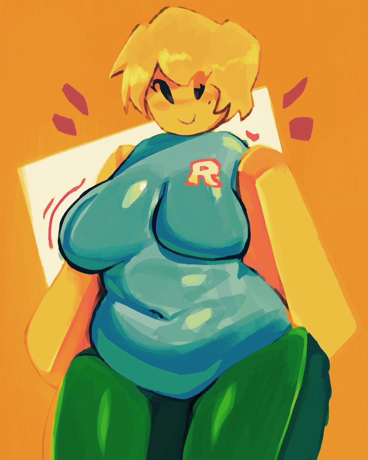 1girls, 2024, belly button, big breasts, black eyes, blocky body, blue body, breasts, clothed, clothing, featureless breasts, female, female only, green legs, krnqle, looking at viewer, noob, orange body, roblox, roblox logo, robloxian, short hair, simple background, sleeveless, smile, solo, standing, stomach, thick thighs, thighs, yellow hair, yellow skin