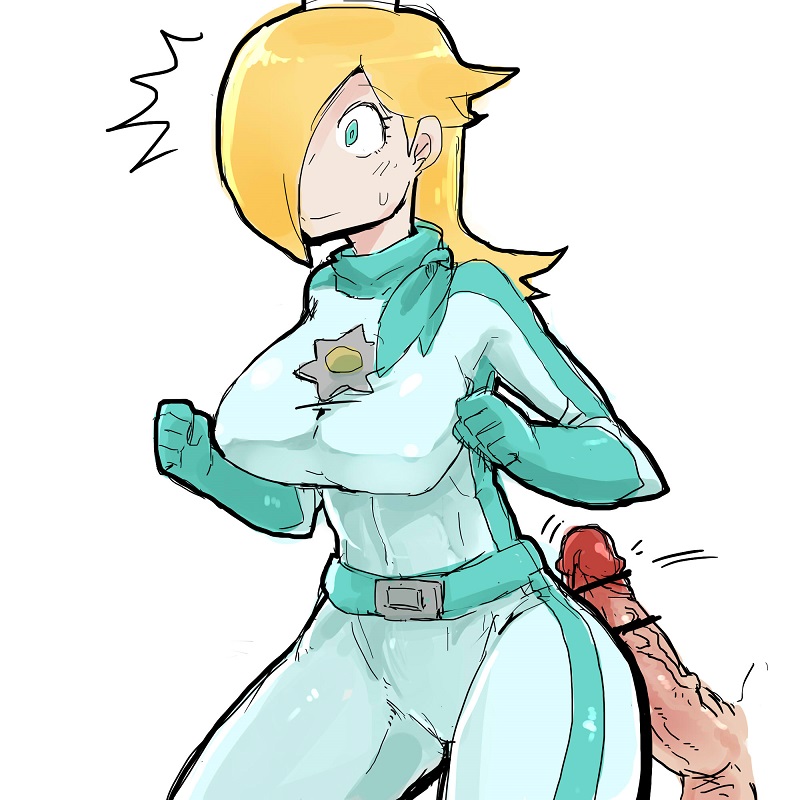 1boy, 1girls, ass, assjob, balls, big ass, big butt, bimbo, blonde hair, blue eyes, bodysuit, bubble ass, bubble butt, buttjob, censored, clothing, female, hair over one eye, huge ass, human, imminent rape, male, mario (series), mario kart, motion lines, nintendo, nishikun, pale skin, penis, princess rosalina, princess rosalina (aero), rape, simple background, straight, surprised, sweat, testicles