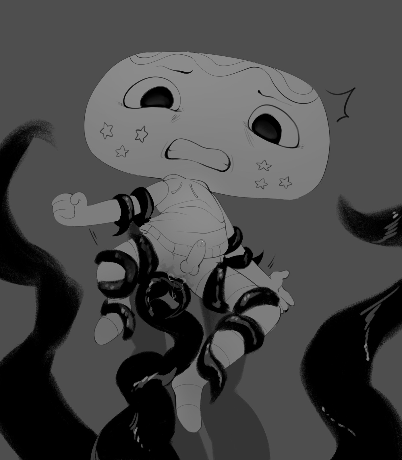 anal, anal sex, black tentacles, cosmo (dandy's world), dandy's world, gay, gay sex, male, nsimpfw, sprout (dandy's world), tagme (artist), tentacle, tentacle sex, twisted sprout (dandy's world), yaoi