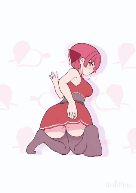 1girls, 2d, 2d animation, animated, animated gif, ass, ass focus, back view, black panties, butt focus, female, gif, heterochromia, hololive, hololive fantasy, hololive japan, houshou marine, left sio, legwear, lifting dress, lifting skirt, looking at viewer, looking back, loop, looping animation, panties, red hair, showing ass, showing off, showing panties, solo, solo female, solo focus, stockings, tagme, thighhighs, third-party edit, twintails, viewed from behind, virtual youtuber