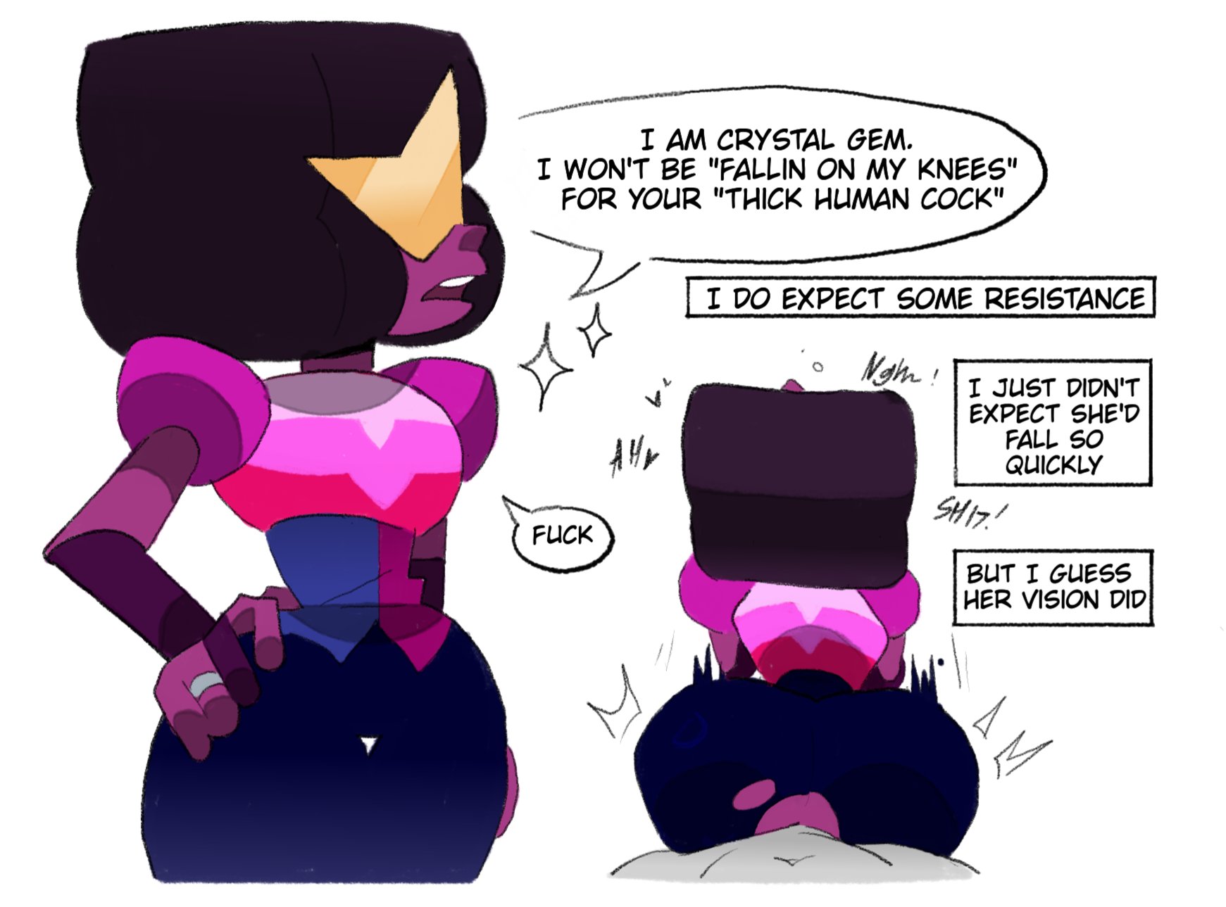garnet, garnet (steven universe), real saming, steven universe, steven universe future
