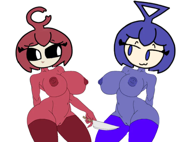 female_only five_nights_in_anime fnia fnia_po fnia_tinkywinky po_(teletubbies) tinky_winky