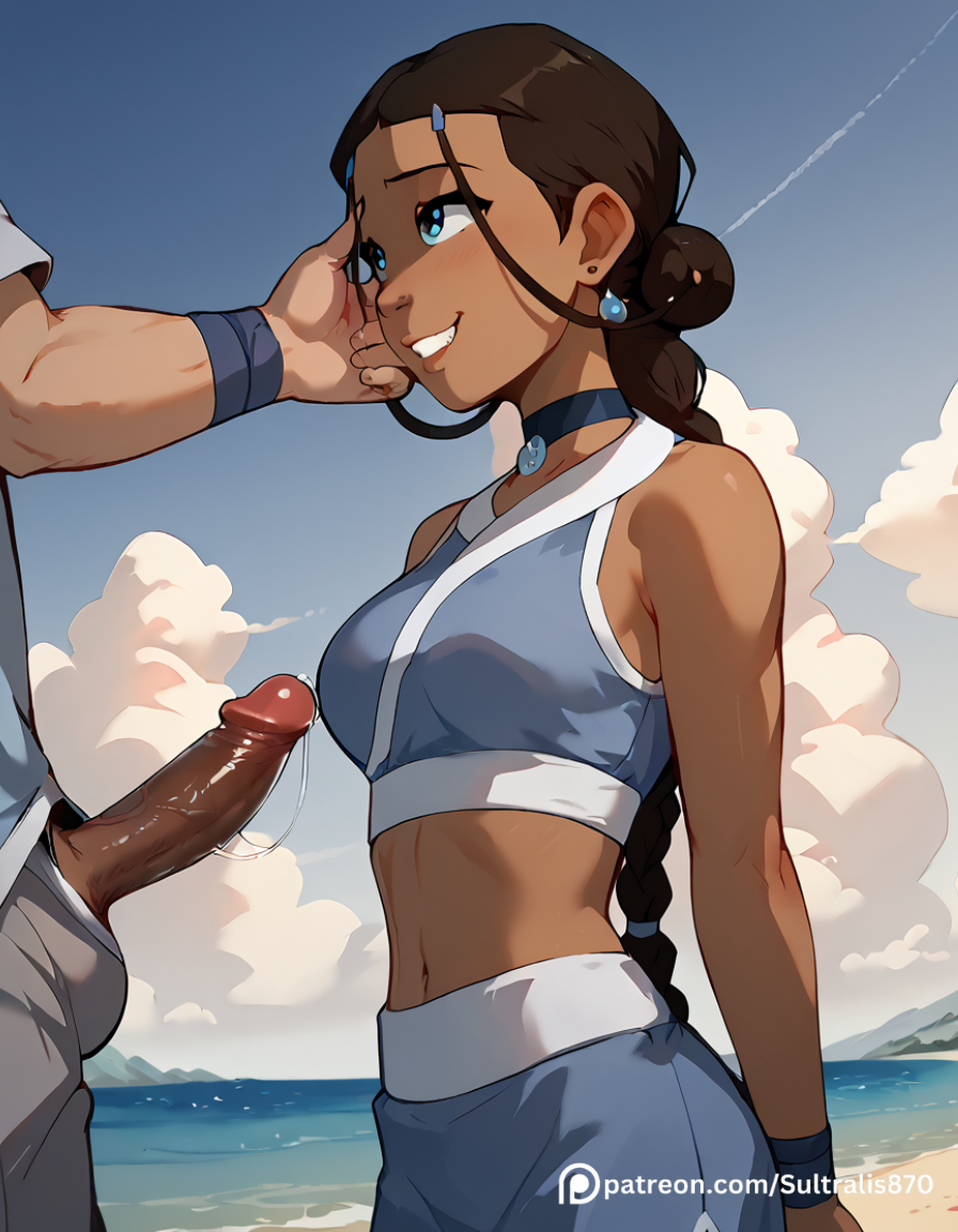 1girls ai_generated avatar_legends avatar_the_last_airbender biting_lip blue_eyes blush blushing_at_viewer breast_grab breasts choker dark-skinned_female dark-skinnedsub eye_contact female flashing_breasts grabbing_breasts hair_loopies holding_breast horny horny_female katara long_hair looking_at_viewer nickelodeon perky_breasts petite ponytail seductive seductive_look submissive submissive_female sultralis sultralis870 sweat sweating tits_out underboob water_tribe wet wet_clothes wet_skin