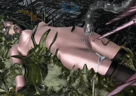 1girls, 3d, animated, bio seeker, black legwear, black thighhighs, breasts, captured, clothing, defeated, female, game over, helpless, legs together, molestation, monster, open mouth, panties, penetration, pussy, rape, slime, slug, tentacle, thighhighs, vaginal penetration, wide hips
