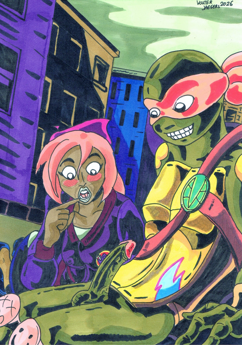 Kendra (Rise Of The Teenage Mutant Ninja Turtles) Rule 34 Image