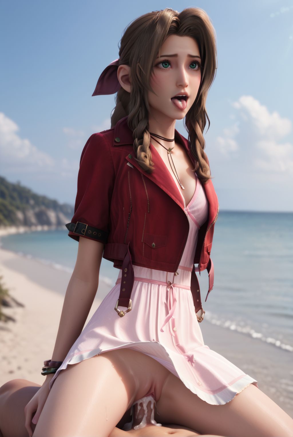Aerith Gainsborough (Final Fantasy) Rule 34 Image
