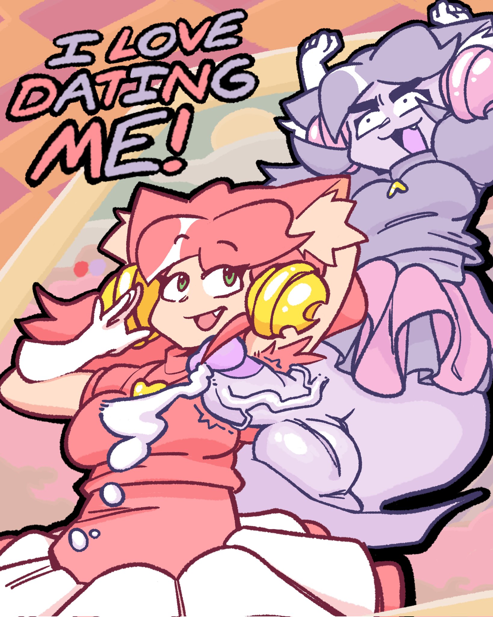 1futa, 1futa1girl, 1futanari, 1girl, 1girl1futa, 1girls, 2026, armpit hair, armpit sex, armpits, catgirl, colored, cumming, deltarune, ejaculating cum, ejaculation, english, english text, futa on female, futanari, gloves, irritable ghost (deltarune), mad mew mew, mew mew (undertale), notsojolly22, pink (deltarune), pink armpit hair, pink hair, pitjob, purple hair, purple penis, veins on balls, veins on cock, veins on dick, veins on penis, veiny penis, yuri